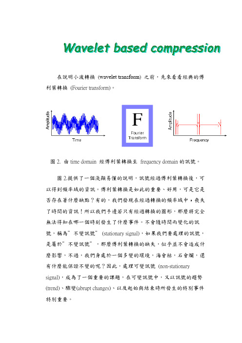 在说明小波转换