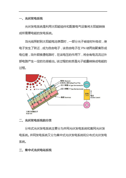 光伏电站基础知识总结