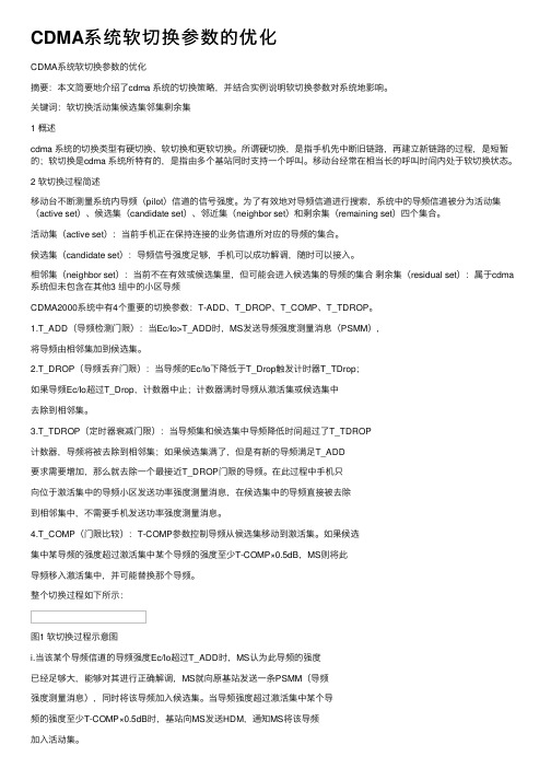 CDMA系统软切换参数的优化