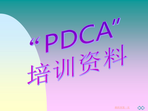 PDCA(计划、实施、检查、改进)