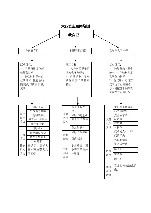 我自己大班网络图