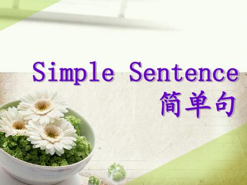 Simple Sentences 简单句