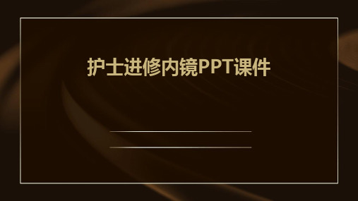 护士进修内镜ppt课件