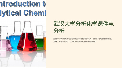 武汉大学分析化学课件电分析