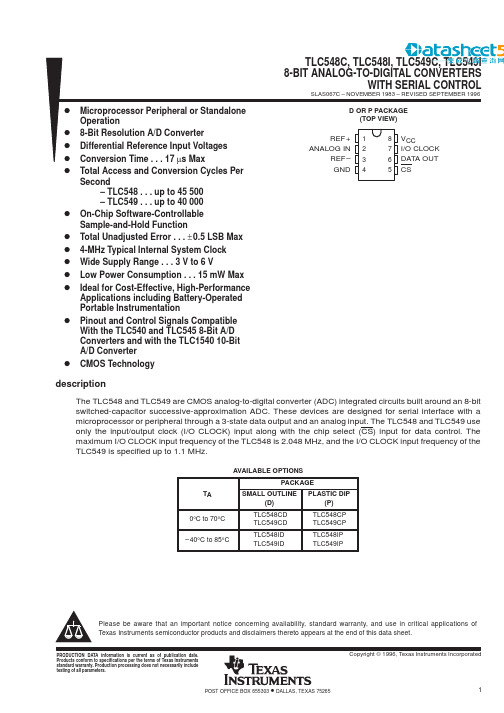 TLC549-AD芯片