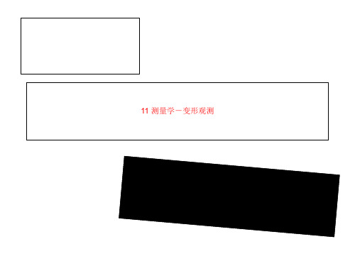 11 测量学-变形观测