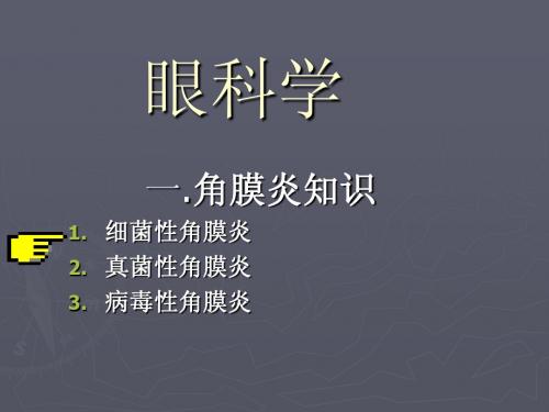 眼科学角膜炎