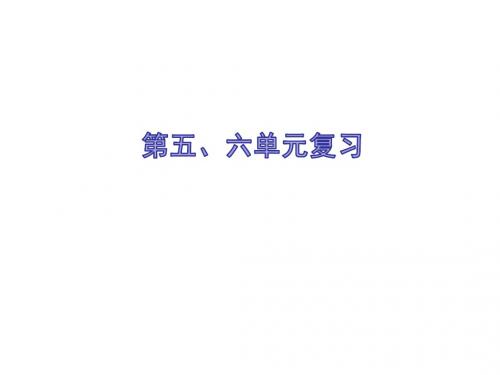 2017人教版九年级历史上册第五、六单元复习课件 (共18张PPT)