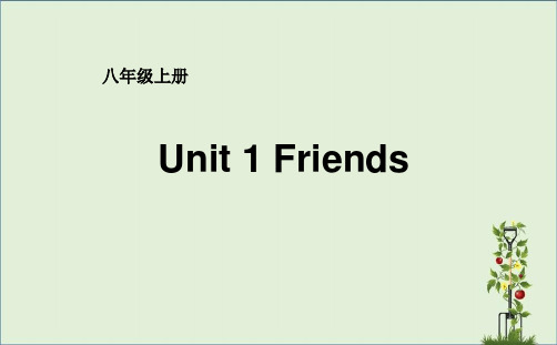 牛津译林版八年级上册英语Unit 1 Friends Reading1课件