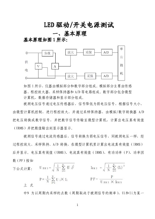 PSSLED驱动开关电源测试仪使用说明书（精品）