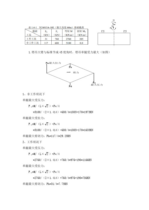 TC6015A-10E埋件受力计算