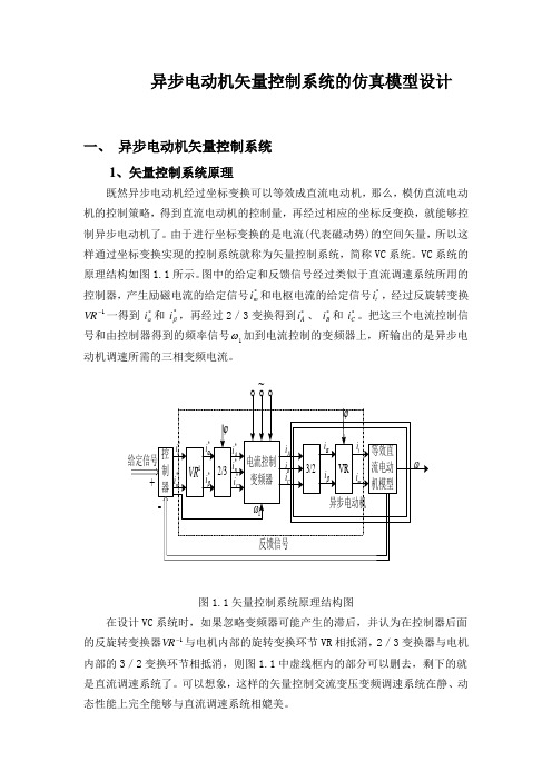 矢量控制系统设计