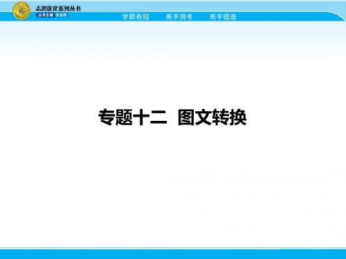 2018届高考语文一轮课件：12-图文转换(含答案)64页