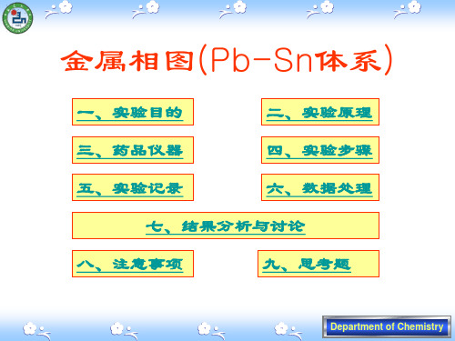 金属相图PbSn体系