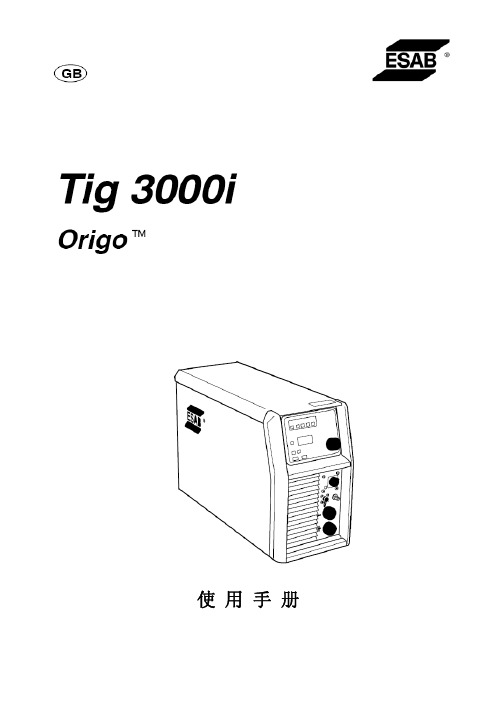 Origo Tig3000i DC中文