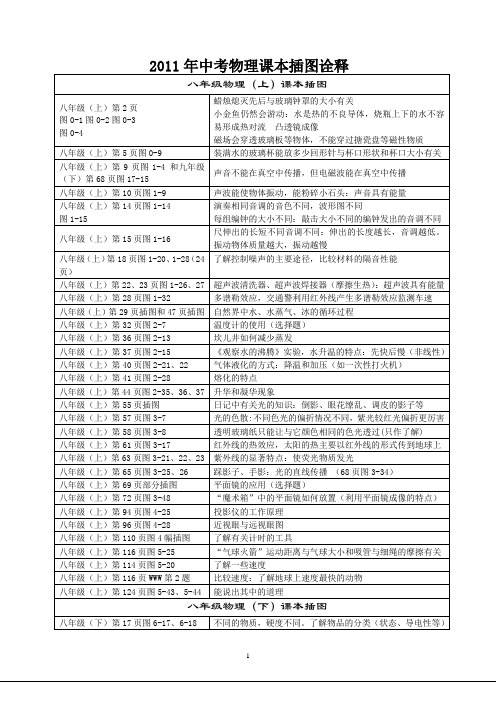 八九年级物理教材插图释义