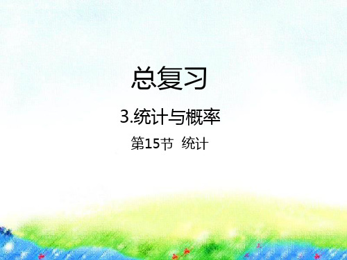 六年级下册数学课件-总复习 - 统计与概率- 统计北师大版(2014秋) (共29张PPT)