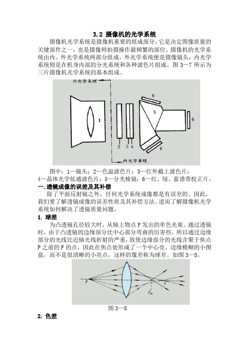 摄像机的光学系统