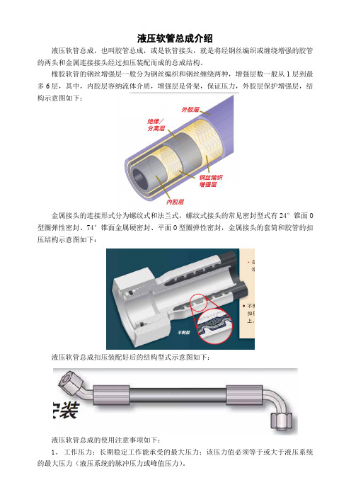 液压软管总成介绍