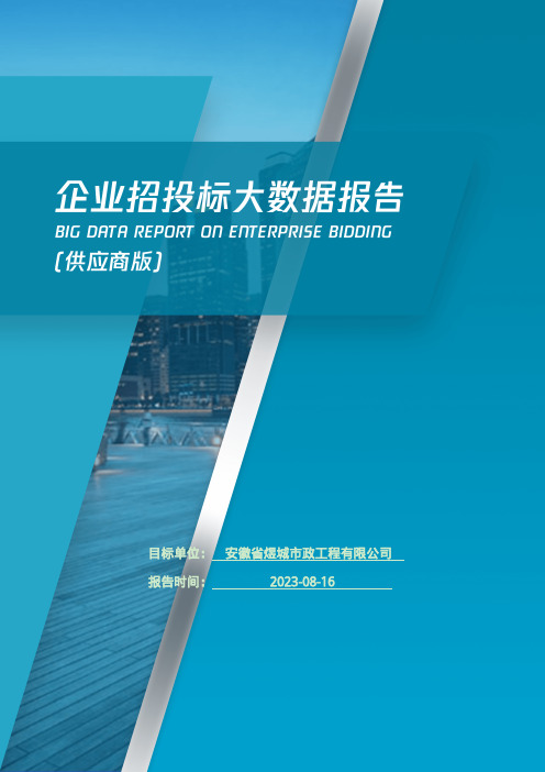 安徽省煜城市政工程有限公司_企业报告(供应商版)