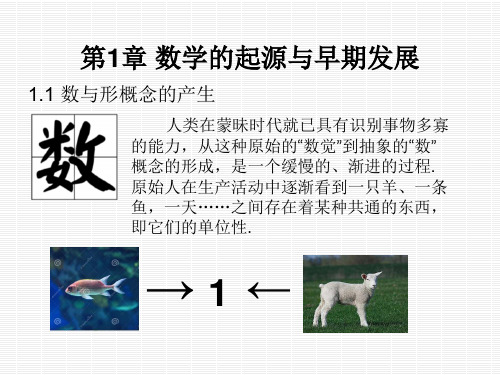 1 数学的的起源与早期发展