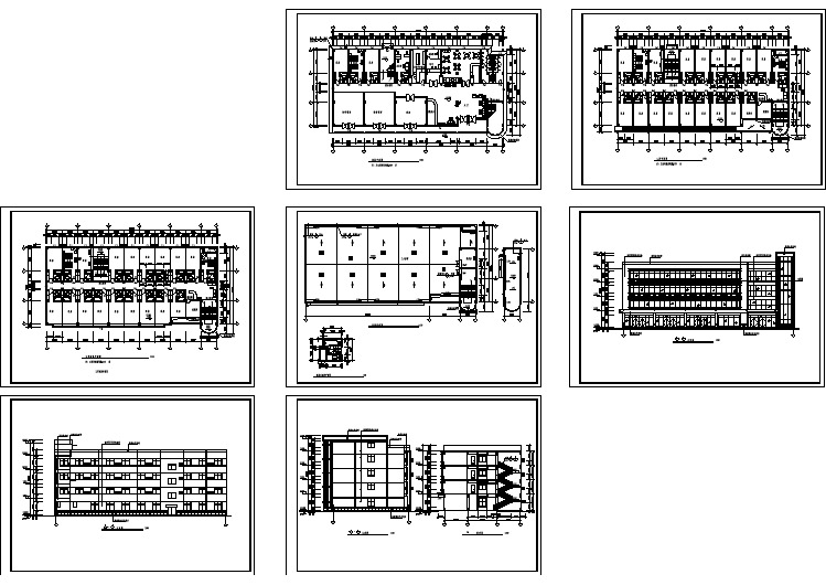 宾馆房间建筑施工CAD设计图纸方案