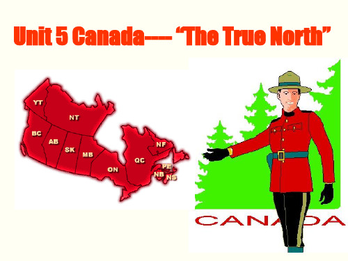 人教版高中英语必修三课件 Unit 5 Canada 1