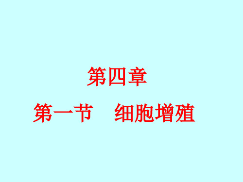 细胞增殖ppt3 浙教版最新优选公开课件