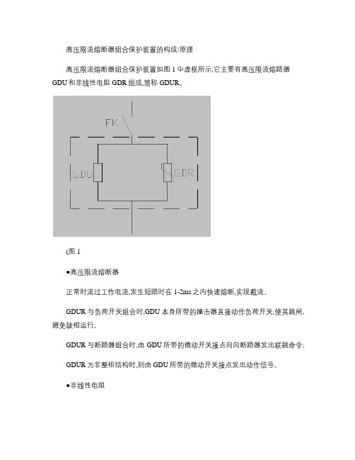 GDUR高压限流熔断器组合保护装置(精)