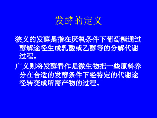 华东理工大学现代发酵调控学发酵过程优化