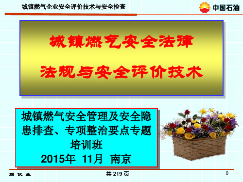 郑州城镇燃气安全管理、隐患排查培训课件-安全管理、评价、检查