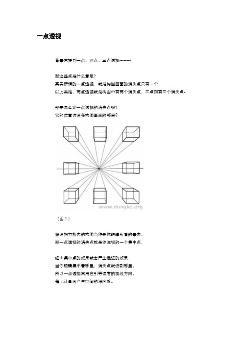 一二三点透视