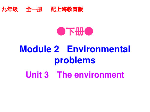 【最新】九年级英语(上海教育版版)下册课件：Module 2-Unit 3(共73张PPT)