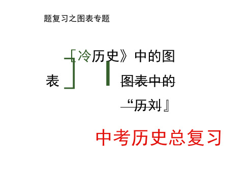 中考历史知识点总复习课件图表专题