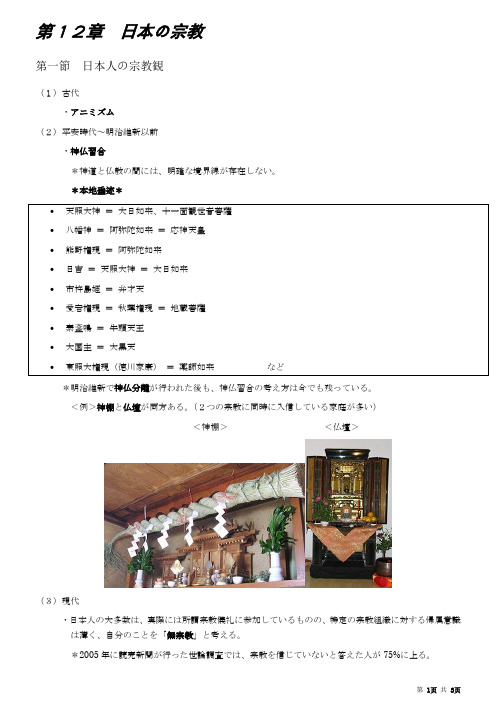 第12章 日本の宗教