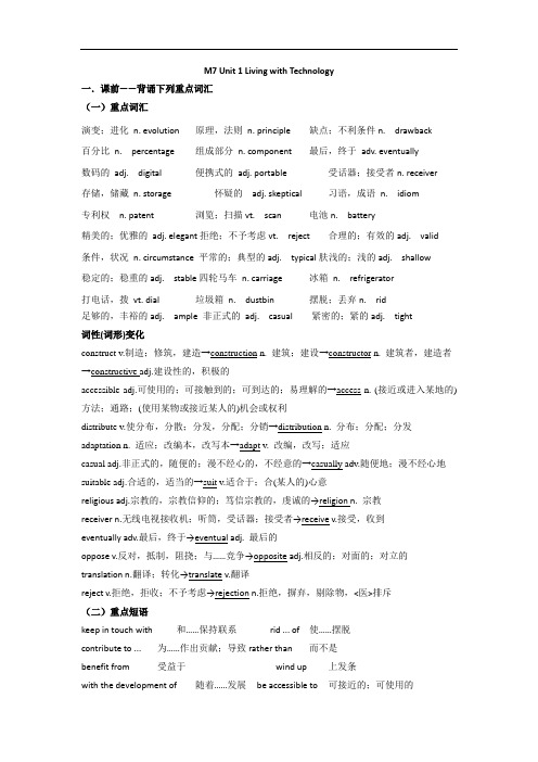 江苏省扬州市田家炳实验中学2017届高三英语一轮复习学