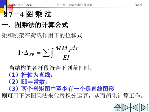 结构力学-图乘法