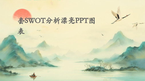 套SWOT漂亮PPT图表