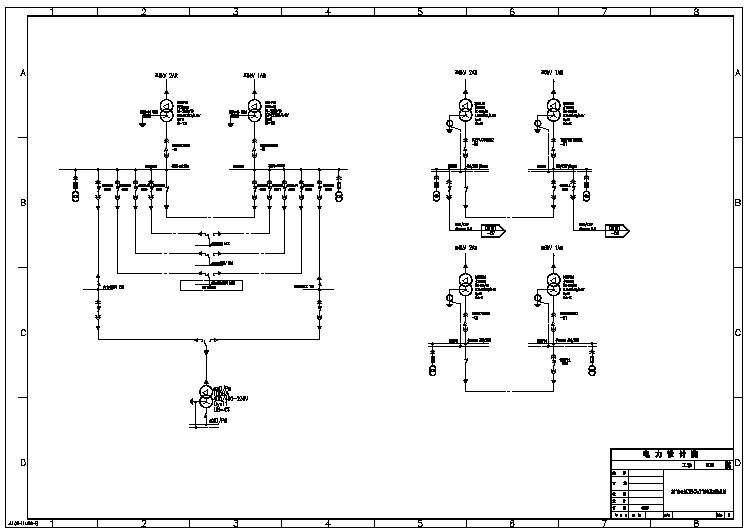 主厂房公用厂用电系统接线图