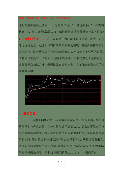 《分时图量价关系》word版