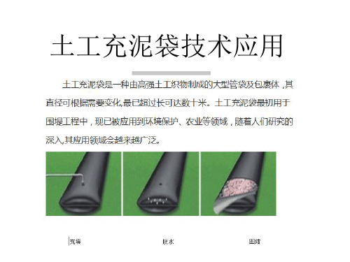 土工充泥管袋技术应用