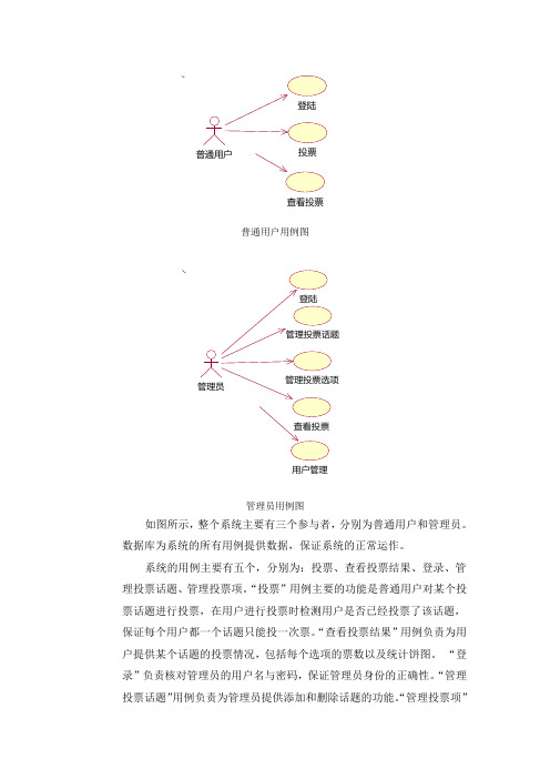 在线投票系统数据图