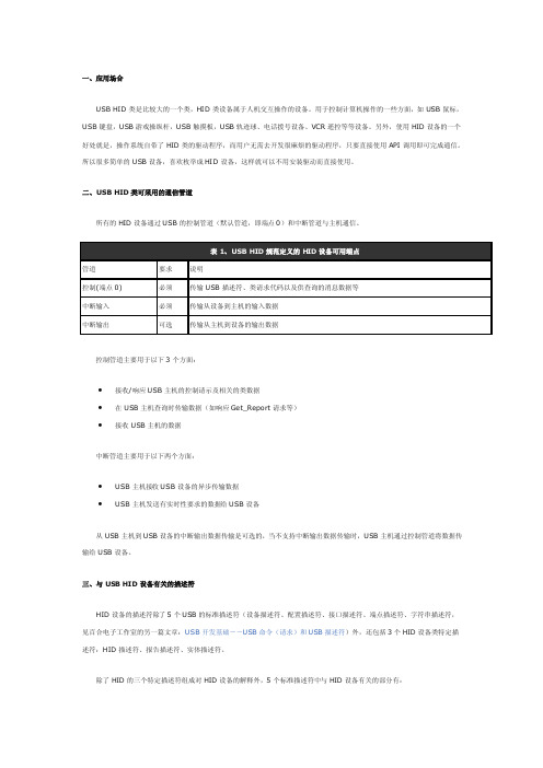 USB_HID_设备类协议入门