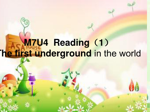 高中英语选修七：M7U4 Reading1 课件