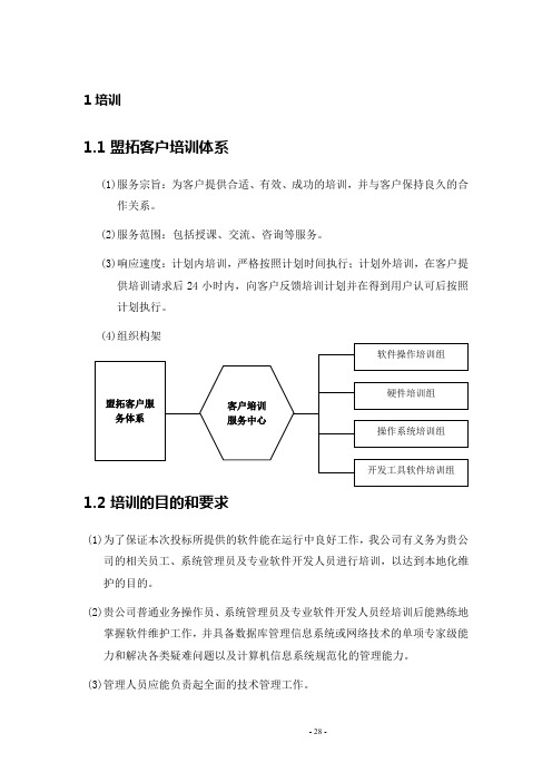 项目培训流程