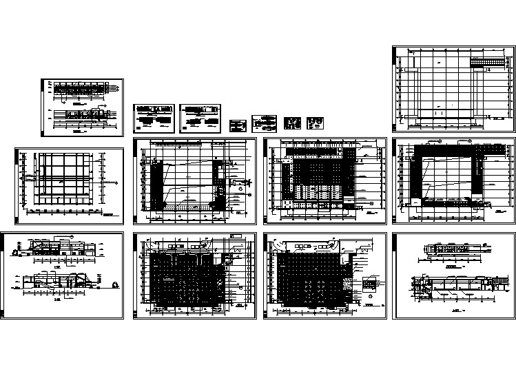 某机场大厅改造cad装修施工图