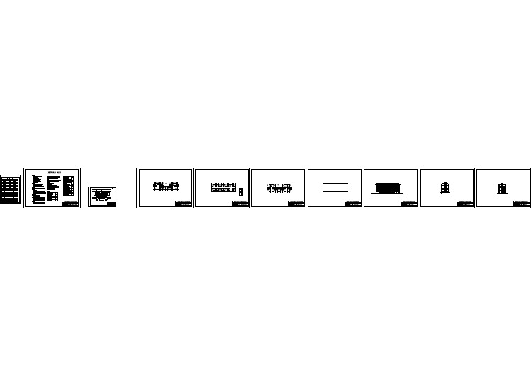 某地6层框架结构宿舍楼建筑设计图（毕业设计）