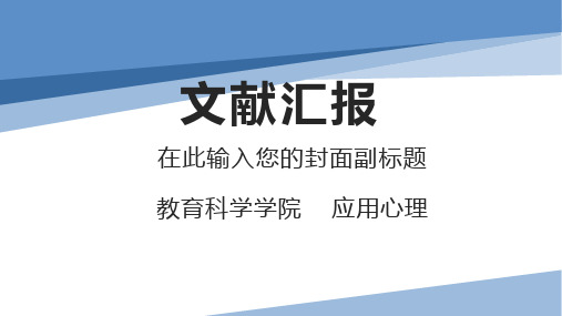 舌尖现象文献汇报