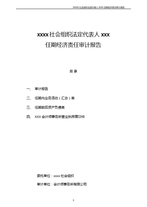 3法定代表人离任审计报告模板