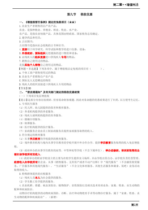 第22讲_税收优惠(1)